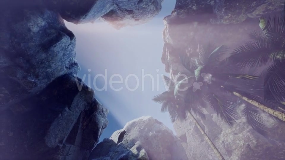 Sun Light Inside Mysterious Cave - Download Videohive 21389763