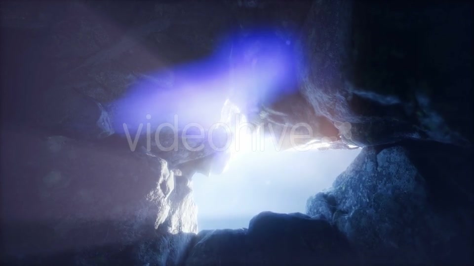 Sun Light Inside Mysterious Cave - Download Videohive 21441005