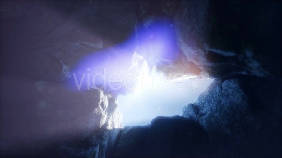 Sun Light Inside Mysterious Cave - Download Videohive 21441005