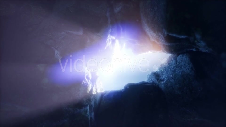 Sun Light Inside Mysterious Cave - Download Videohive 21441005