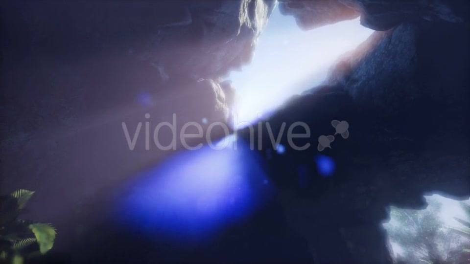 Sun Light Inside Mysterious Cave - Download Videohive 21441005