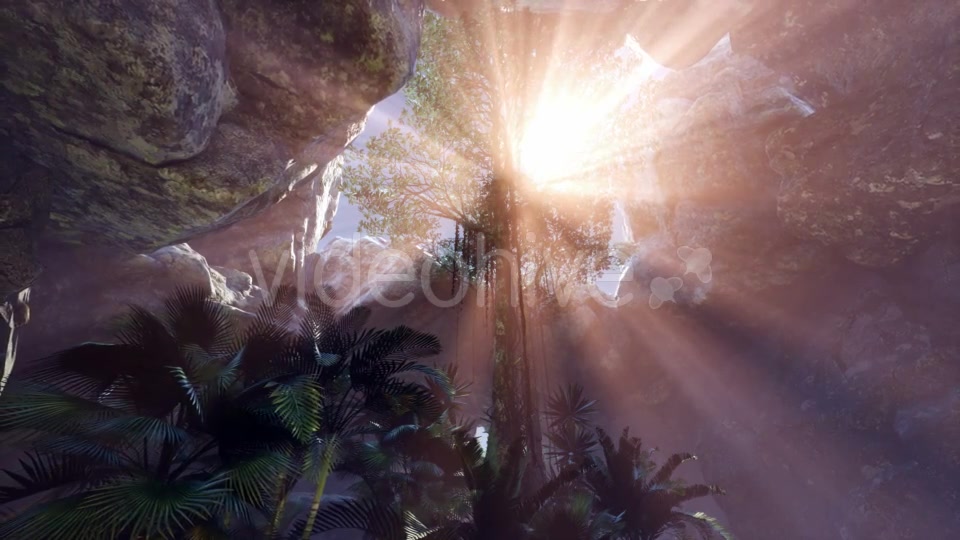 Sun Light Inside Mysterious Cave - Download Videohive 21484799