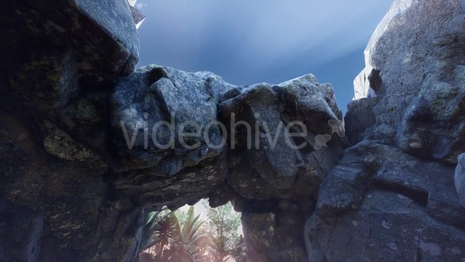 Sun Light Inside Mysterious Cave - Download Videohive 21531990