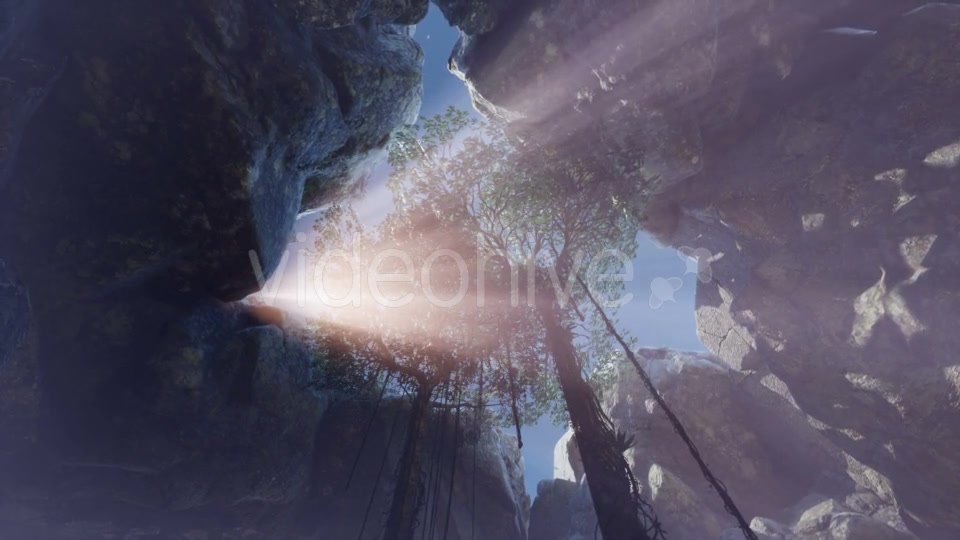 Sun Light Inside Mysterious Cave - Download Videohive 21532091