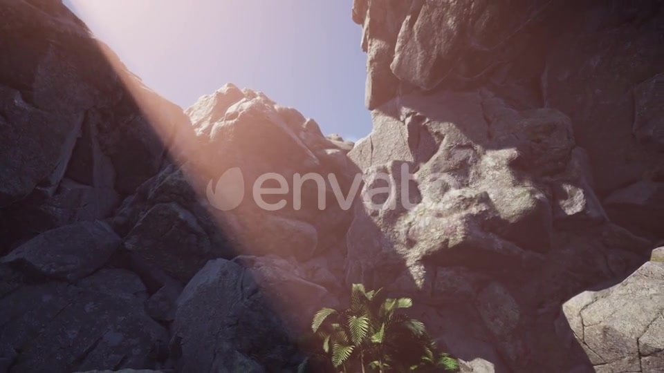 Sun Light Inside Mysterious Cave - Download Videohive 22129597
