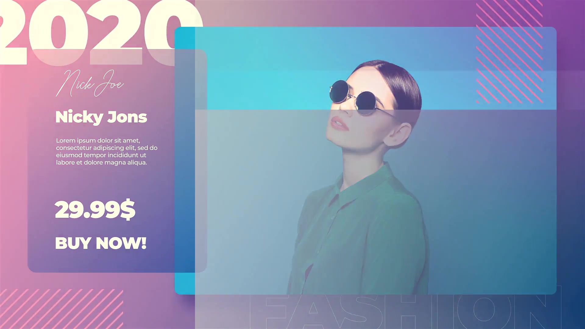 Sunglasses Store Showreel Videohive 25241780 After Effects Image 5