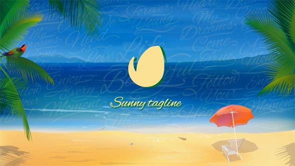 Sunny Beach Logo Opener - Download Videohive 20762008