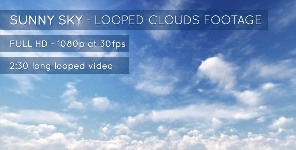 Sunny Sky and Clouds  - Download Videohive 7647173