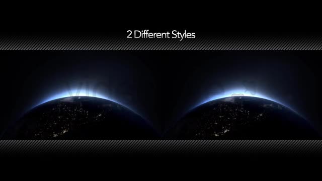 Sunrise Over the Earth North America Videohive 7606727 Motion Graphics Image 1