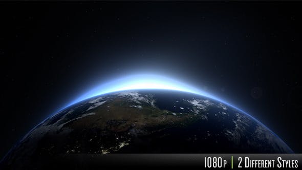 Sunrise Over the Earth North America - Download Videohive 7606727