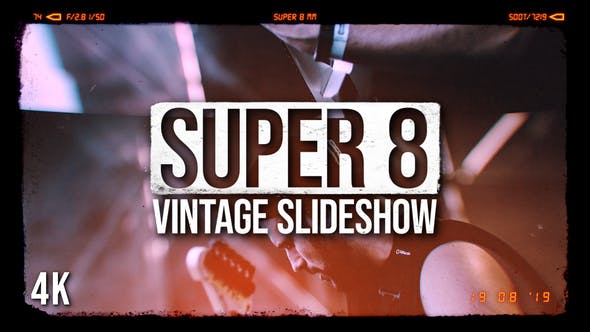 Super 8 Vintage Slideshow - Videohive Download 25055003
