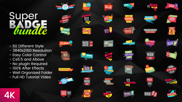 Super Badge Bundle - Download Videohive 20127301