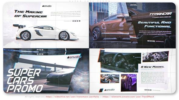 Super Cars Promo - Videohive Download 38354134