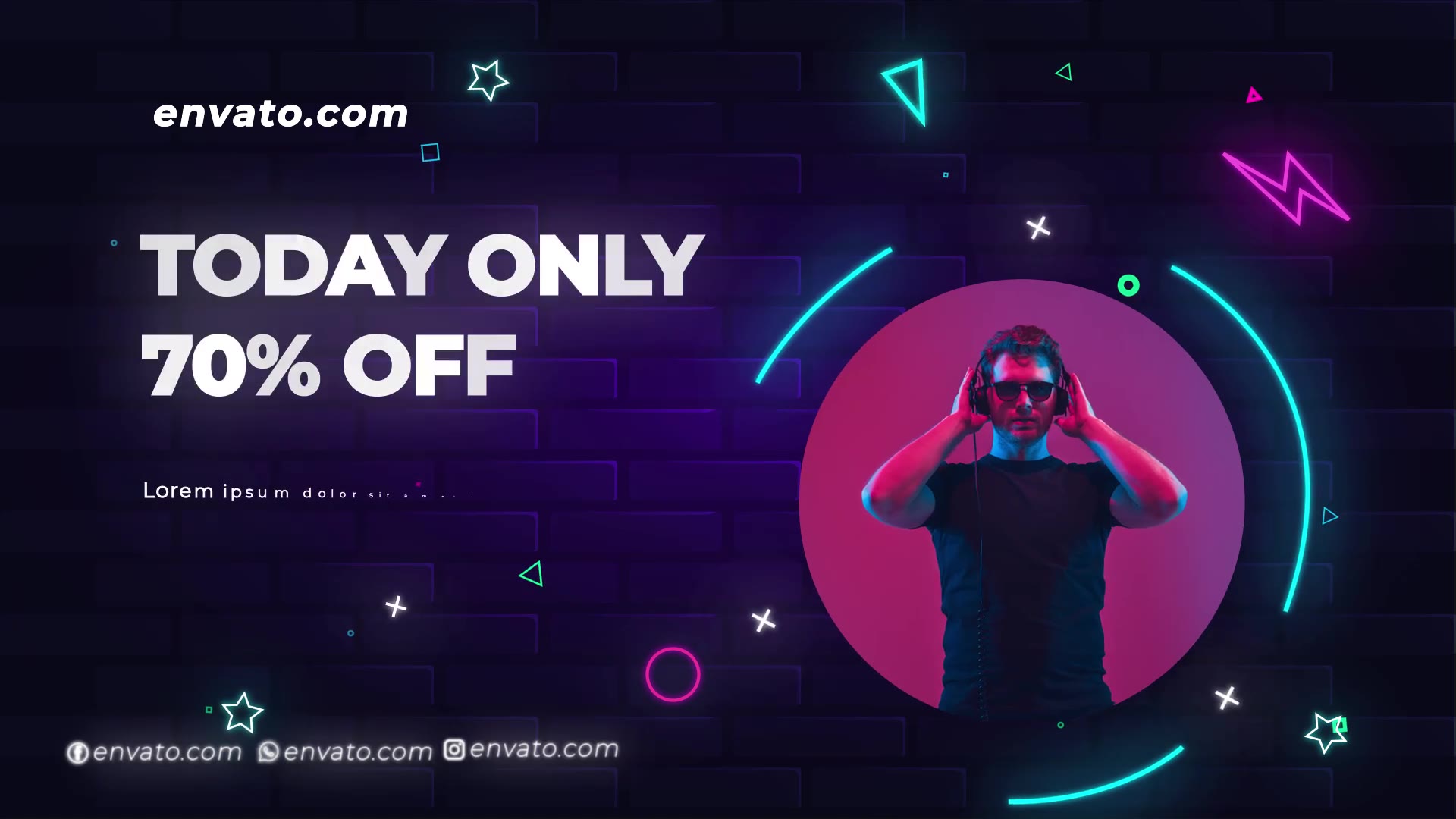 Super Cashback Fashion Sale(neon) Videohive 34927019 After Effects Image 3