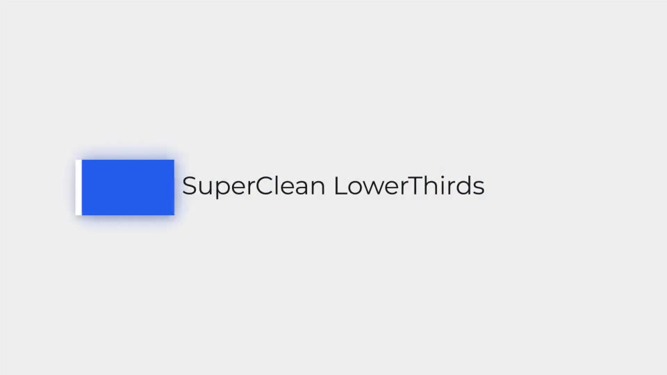 Super Clean Lower Thirds Videohive 23457437 After Effects Image 2
