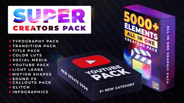 Super Creators Pack - Videohive 36977826 Download