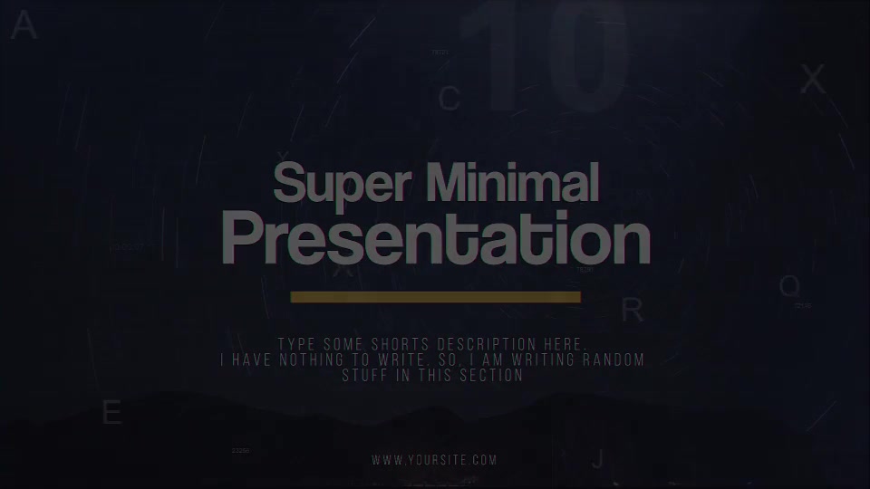 Super Minimal Presentation - Download Videohive 21445952