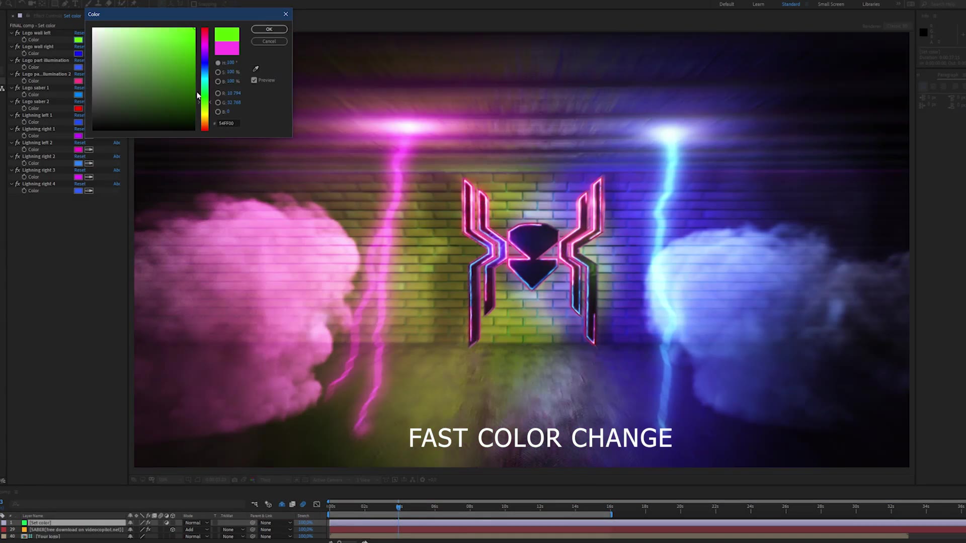 Super Neon Logo Videohive 29662971 After Effects Image 6
