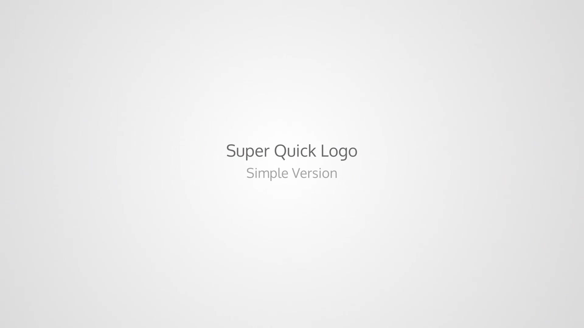 Super Quick Logo Videohive 33522126 After Effects Image 5