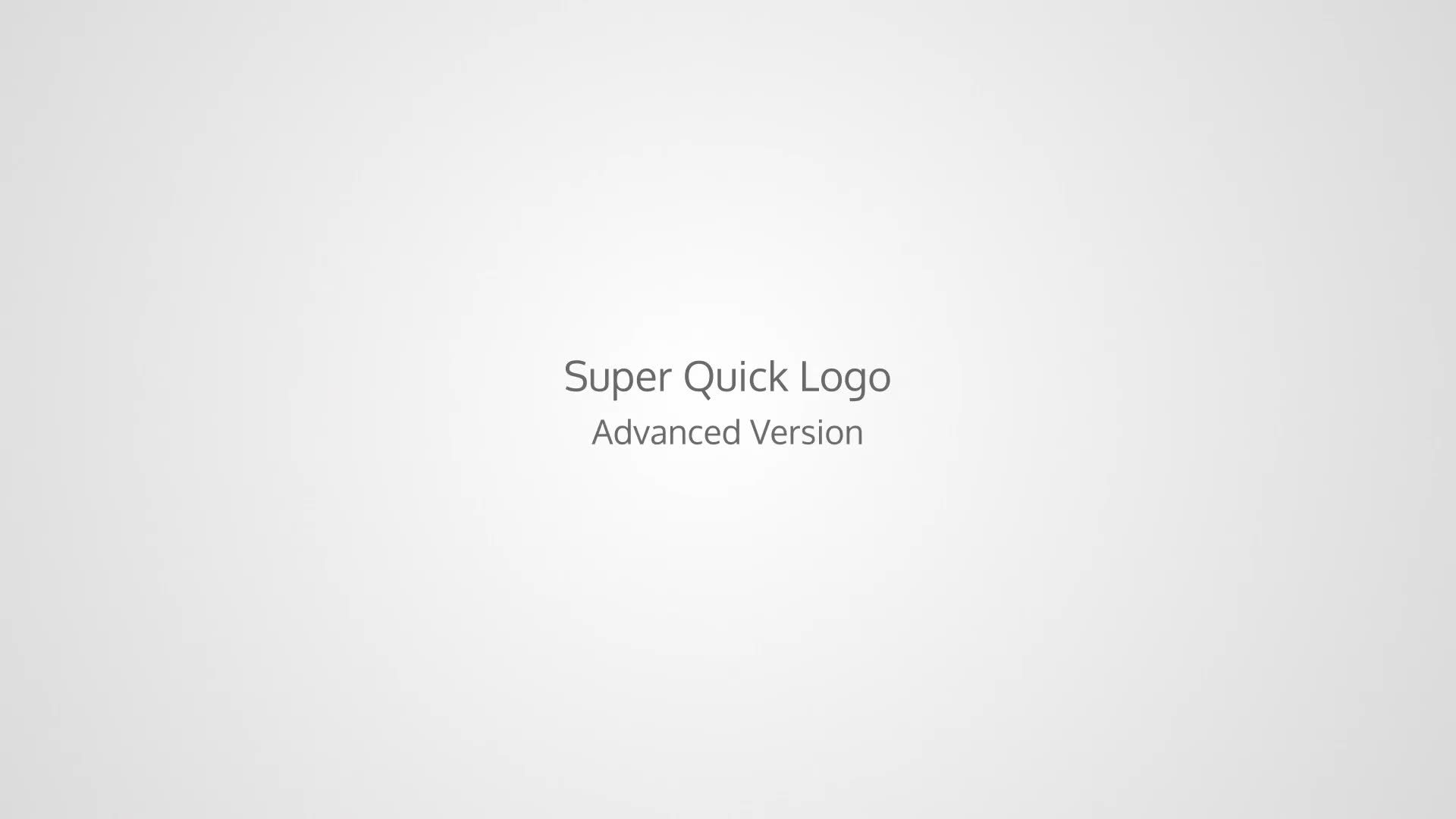 Super Quick Logo - Download Videohive 18047433