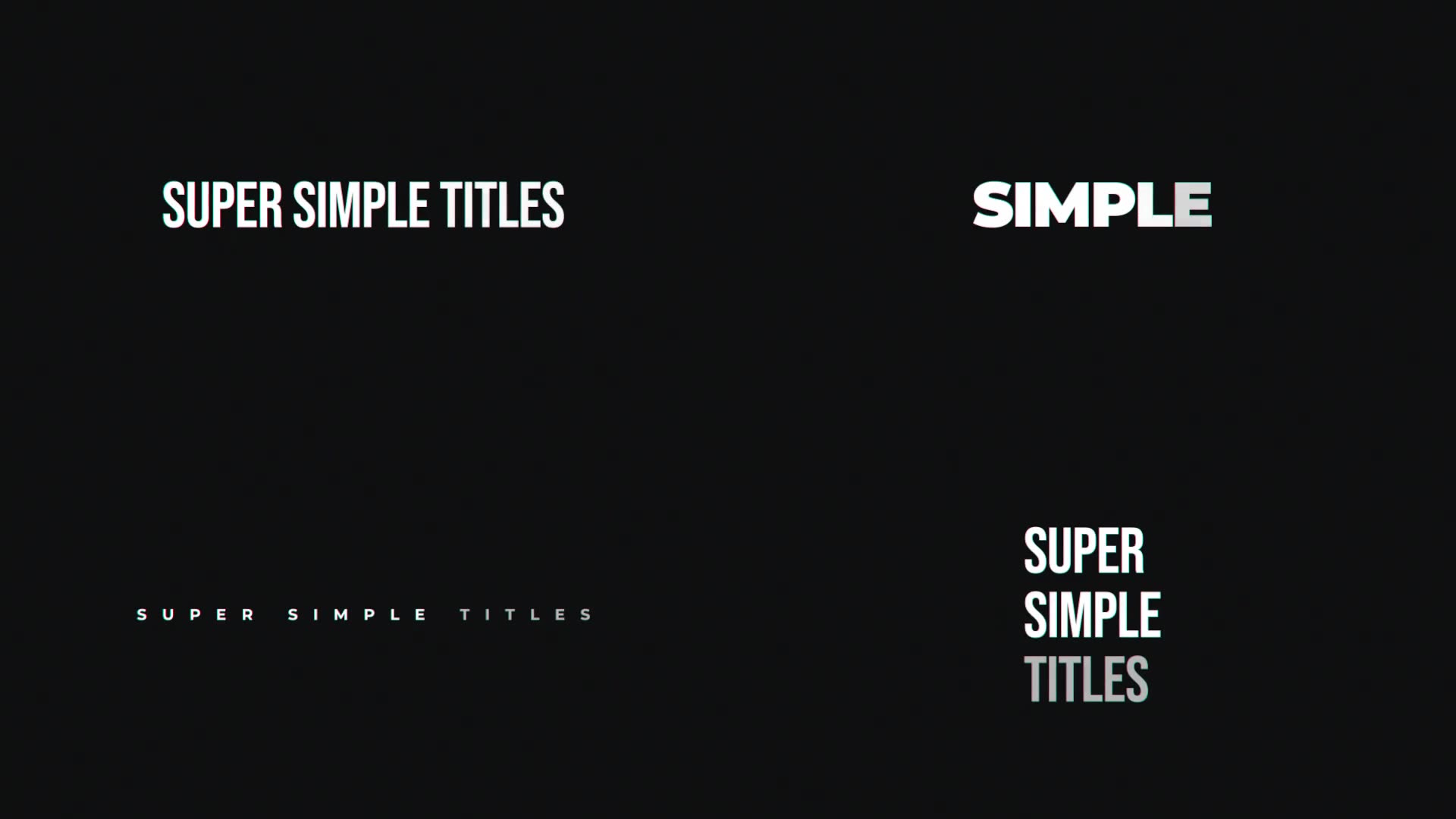 Super Simple Titles Videohive 36379658 After Effects Image 2