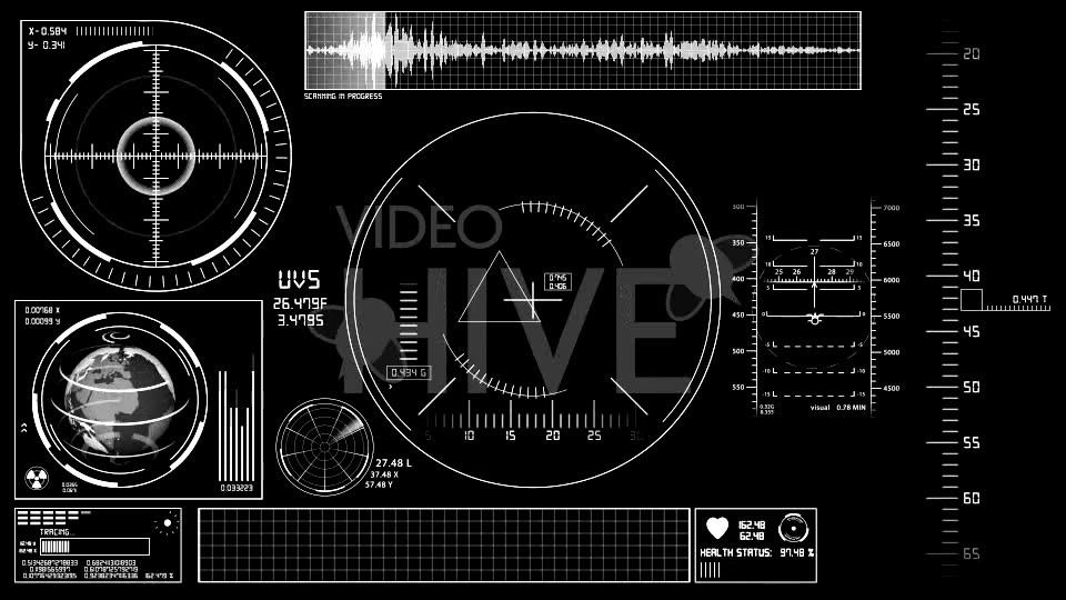 Super Tech HUDS + Tech Shapes Pack Videohive 61179 Motion Graphics Image 4
