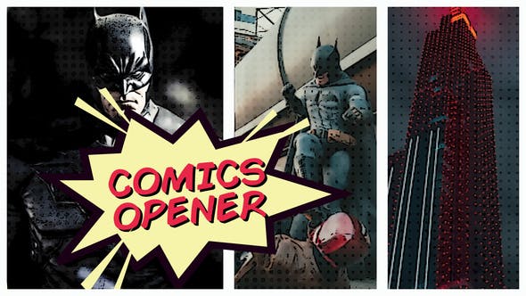 Superhero Comics Opener - 36406145 Download Videohive