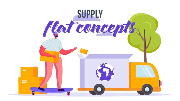 Supply Flat Concept - Download 33212649 Videohive