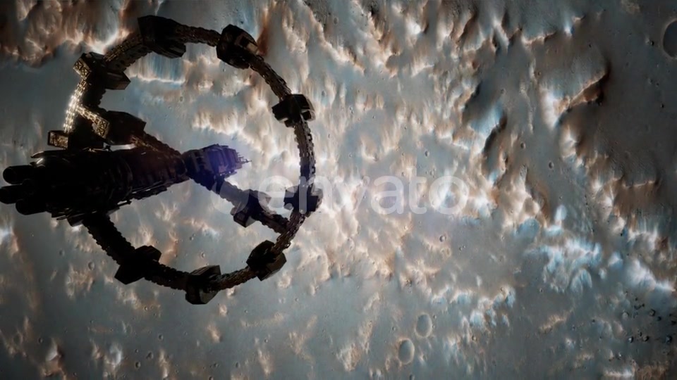 Surveyor Spacecraft Above Mars - Download Videohive 21843319