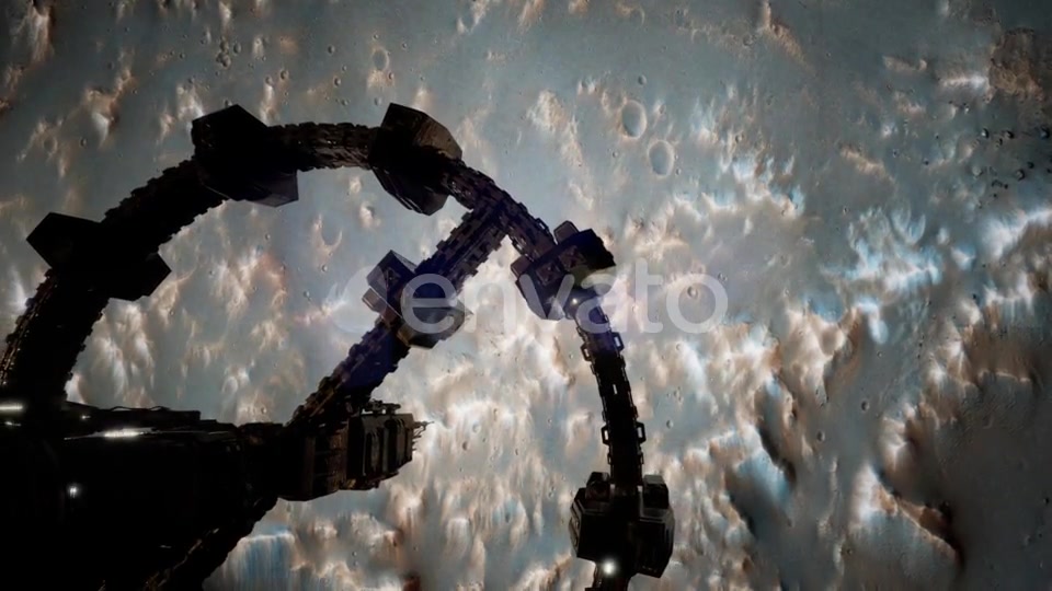 Surveyor Spacecraft Above Mars - Download Videohive 21978426