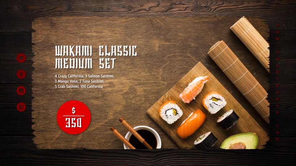 Sushi House Menu Videohive 24467355 After Effects Image 3
