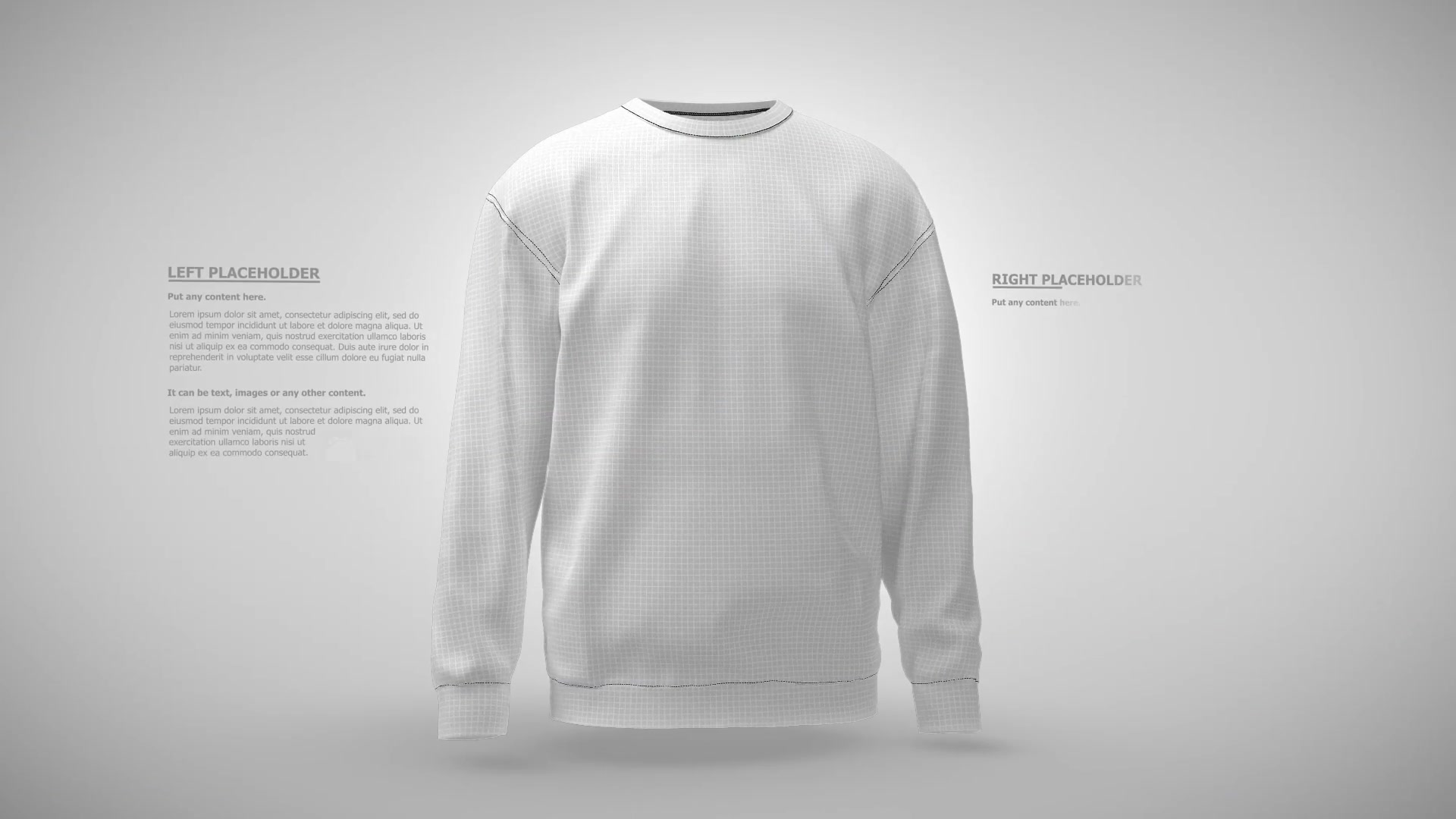 Sweatshirt Mockup Template Animated Mockup PRO Videohive 35152516 After Effects Image 6