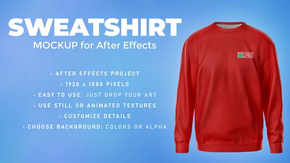 Sweatshirt Mockup Template Animated Mockup PRO - 35152516 Videohive Download