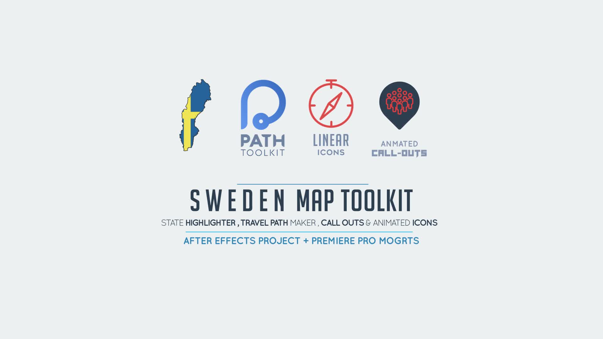 Sweden Map Toolkit Videohive 28358302 After Effects Image 1