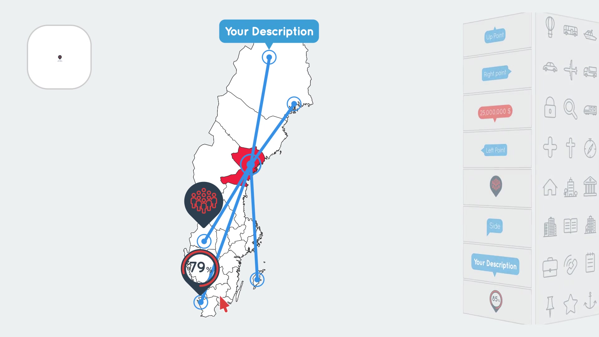 Sweden Map Toolkit Videohive 28358302 After Effects Image 7