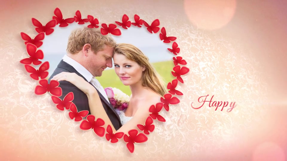 Sweet Butterflies: Valentines Day Card - Download Videohive 10341841