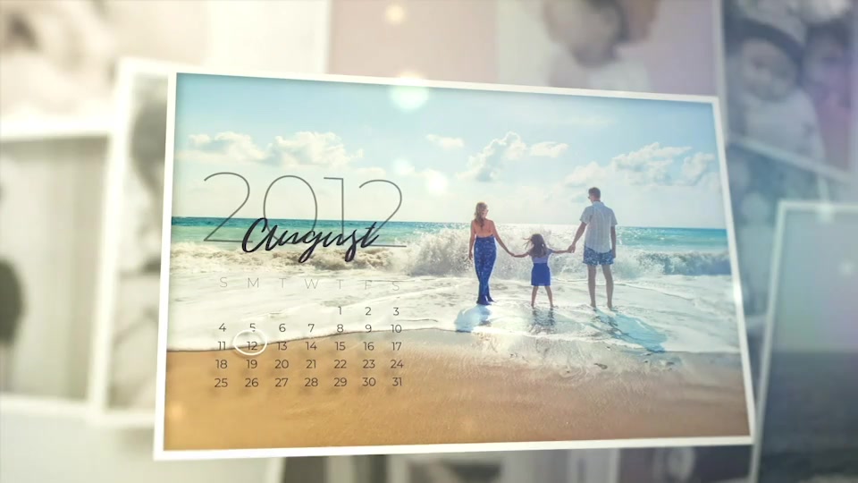 Sweet Memories Calendar Slideshow Videohive 24581453 After Effects Image 3