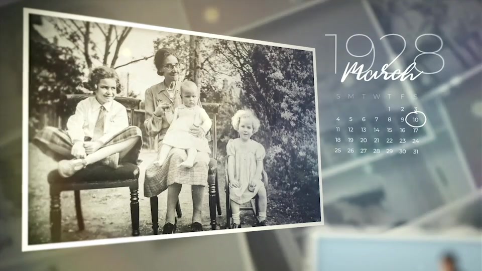 Sweet Memories Calendar Slideshow Videohive 24581453 After Effects Image 5