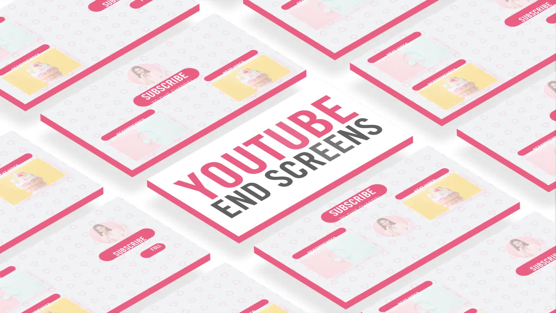 Sweet Youtube End Screens Videohive 27101956 Premiere Pro Image 9