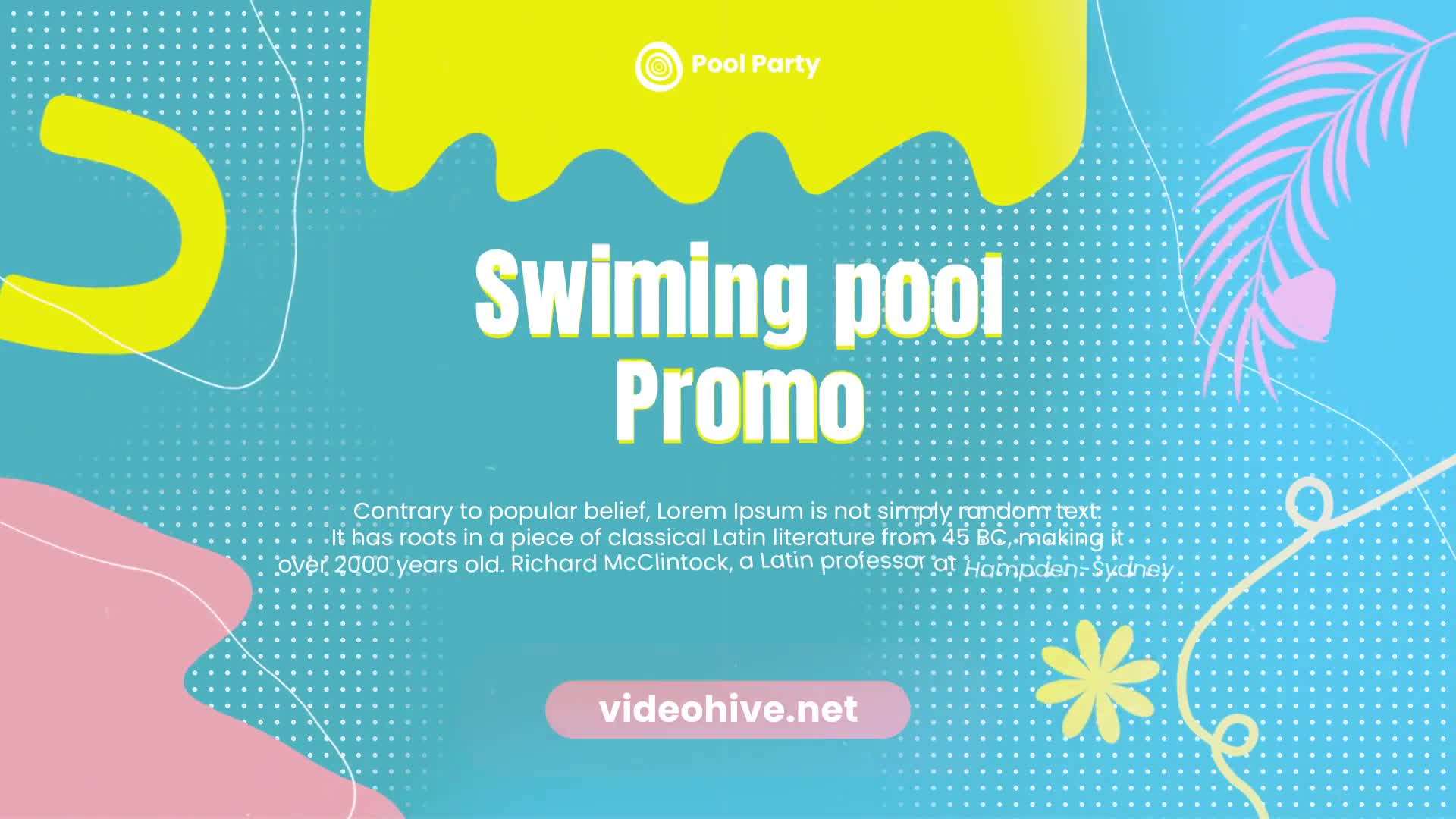 Swimming Pool Promo Videohive 38488146 After Effects Image 1