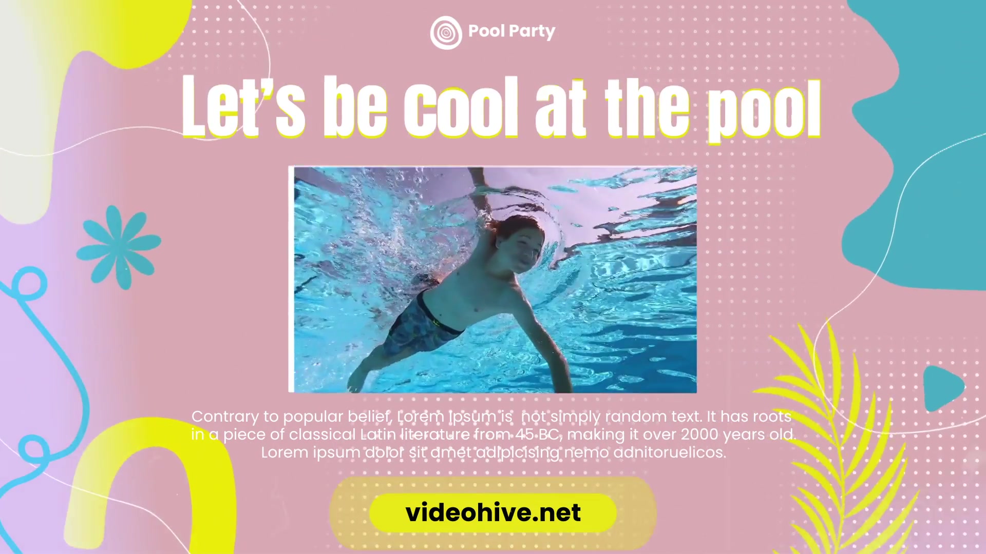 Swimming Pool Promo Videohive 38488146 After Effects Image 5