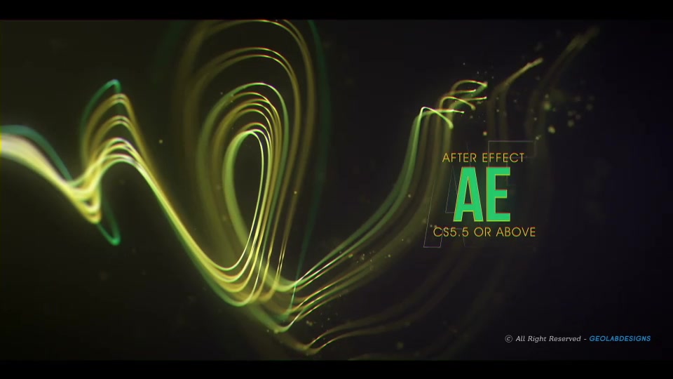 Swirl Lights Trail Titles l Particles Line Titles l Colorful Trails Titles l Flow Lines Titles Videohive 27416027 After Effects Image 5