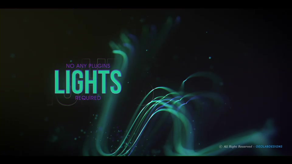 Swirl Lights Trail Titles l Particles Line Titles l Colorful Trails Titles l Flow Lines Titles Videohive 27416027 After Effects Image 6