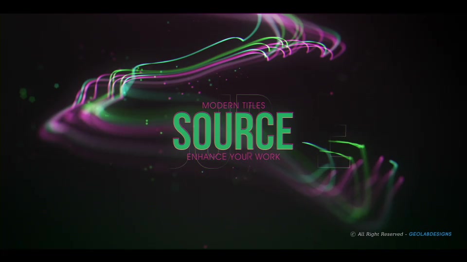 Swirl Lights Trail Titles l Particles Line Titles l Colorful Trails Titles l Flow Lines Titles Videohive 27416027 After Effects Image 8