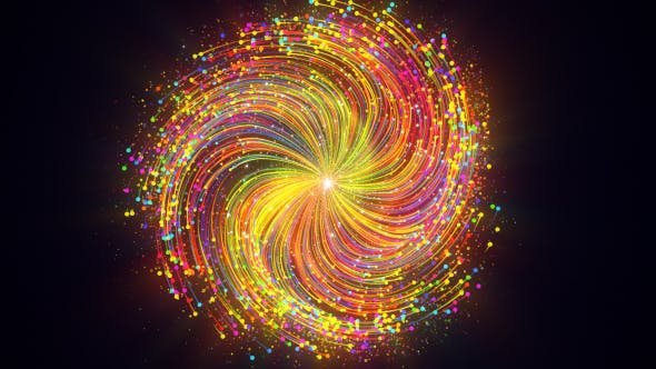 Swirly Color Trails Logo Reveal - 21464450 Videohive Download