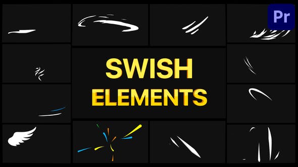 Swish Elements | Premiere Pro MOGRT - Videohive Download 34045310