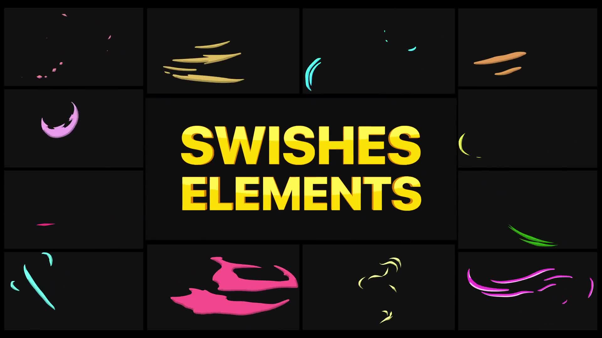 Swishes Elements | Premiere Pro MOGRT Videohive 31496377 Premiere Pro Image 1