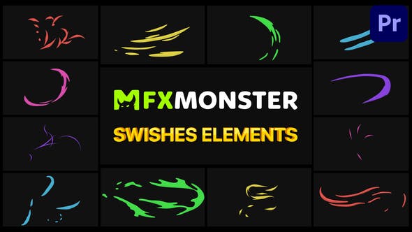 Swishes Elements | Premiere Pro MOGRT - Download Videohive 31496377
