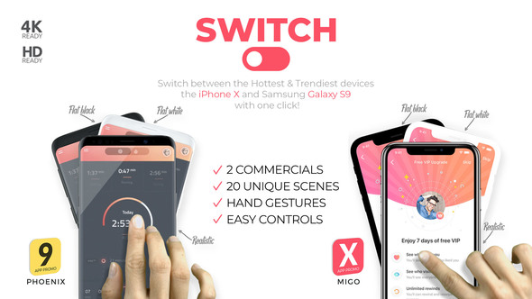 Switch: phoneX & s9 App Promo - Download Videohive 21588746