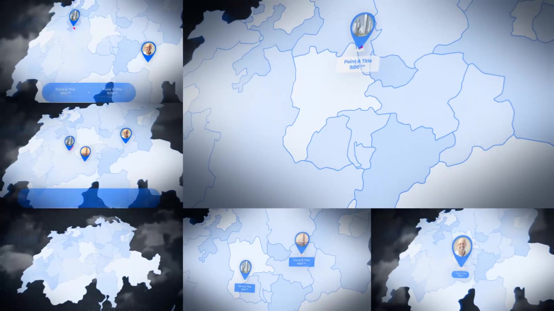 Switzerland Map Swiss Confederation Map Kit Videohive 24262432 After Effects Image 8